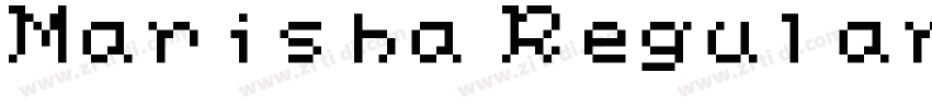 Marisha Regular ttf字体转换
